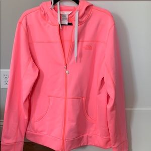 Fluorescent North Face Zip Up